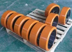 Roda de poliuretà sòlida de 6 "X 2".